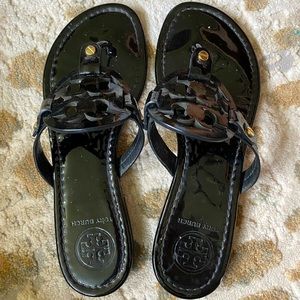 Tory Burch Miller Sandal, Patent Leather Sz 8